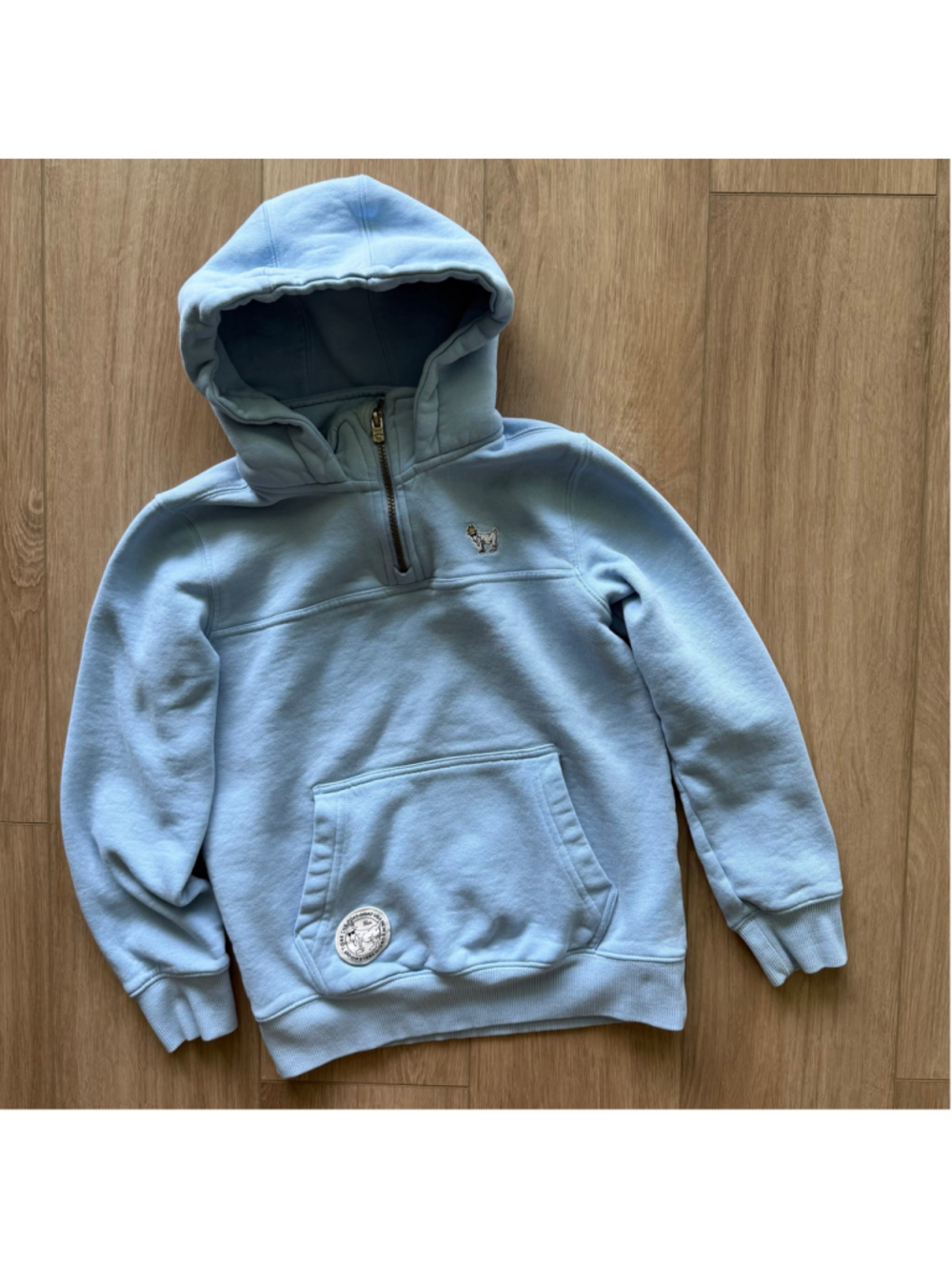 GOAT USA Kids' OG 1/4 Zip Hooded Sweatshirt Youth Med